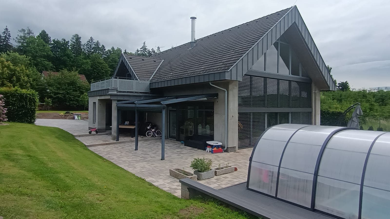 Prefa falcovaná fasáda - Nová Paka